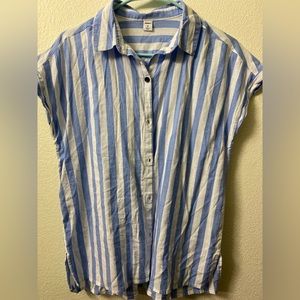 XSmall Striped Button-Down